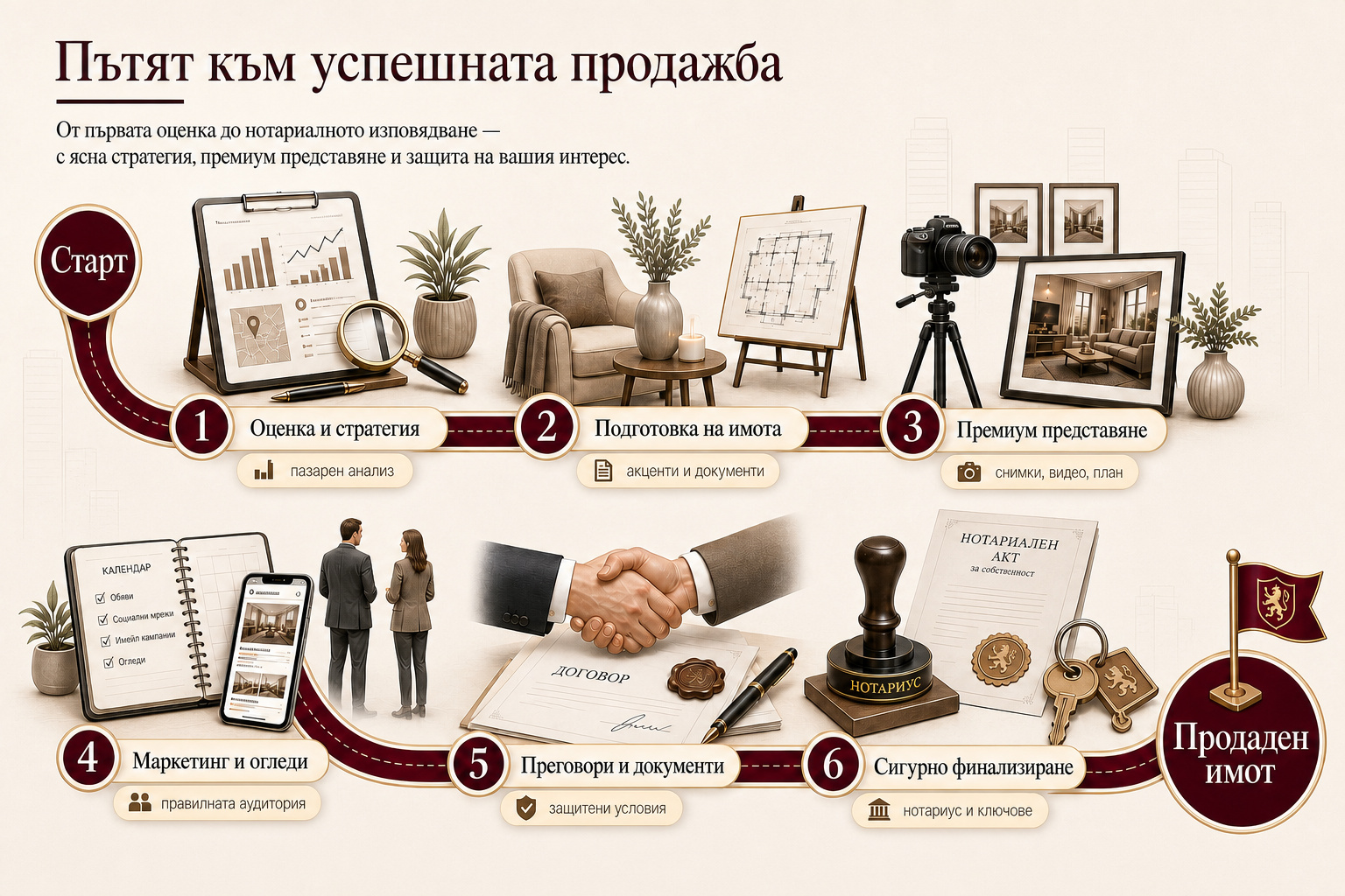 Инфографика: пътят към успешната продажба